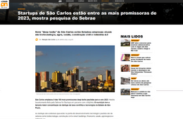 <h6><a href="https://www.acidadeon.com/saocarlos/economia/Startups-de-Sao-Carlos-estao-entre-as-mais-promissoras-de-2023-mostra-pesquisa-do-Sebrae-20230105-0007.html" target="_blank" rel="noopener">Startups de São Carlos estão entre as mais promissoras de 2023, mostra pesquisa do Sebrae</a></h6><p><a href="https://www.acidadeon.com/saocarlos/economia/Startups-de-Sao-Carlos-estao-entre-as-mais-promissoras-de-2023-mostra-pesquisa-do-Sebrae-20230105-0007.html" target="_blank" rel="noopener">A Cidade On</a></p>