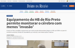 <h6><a href="https://www.diariodaregiao.com.br/cidades/saude/equipamento-do-hb-de-rio-preto-permite-monitorar-o-cerebro-com-menos-invas-o-1.1041245" target="_blank" rel="noopener">Equipamento do HB de Rio Preto permite monitorar o cérebro com menos 'invasão'</a></h6><p><a href="https://www.diariodaregiao.com.br/cidades/saude/equipamento-do-hb-de-rio-preto-permite-monitorar-o-cerebro-com-menos-invas-o-1.1041245" target="_blank" rel="noopener">Diário da Região - São José do Rio Preto</a></p>